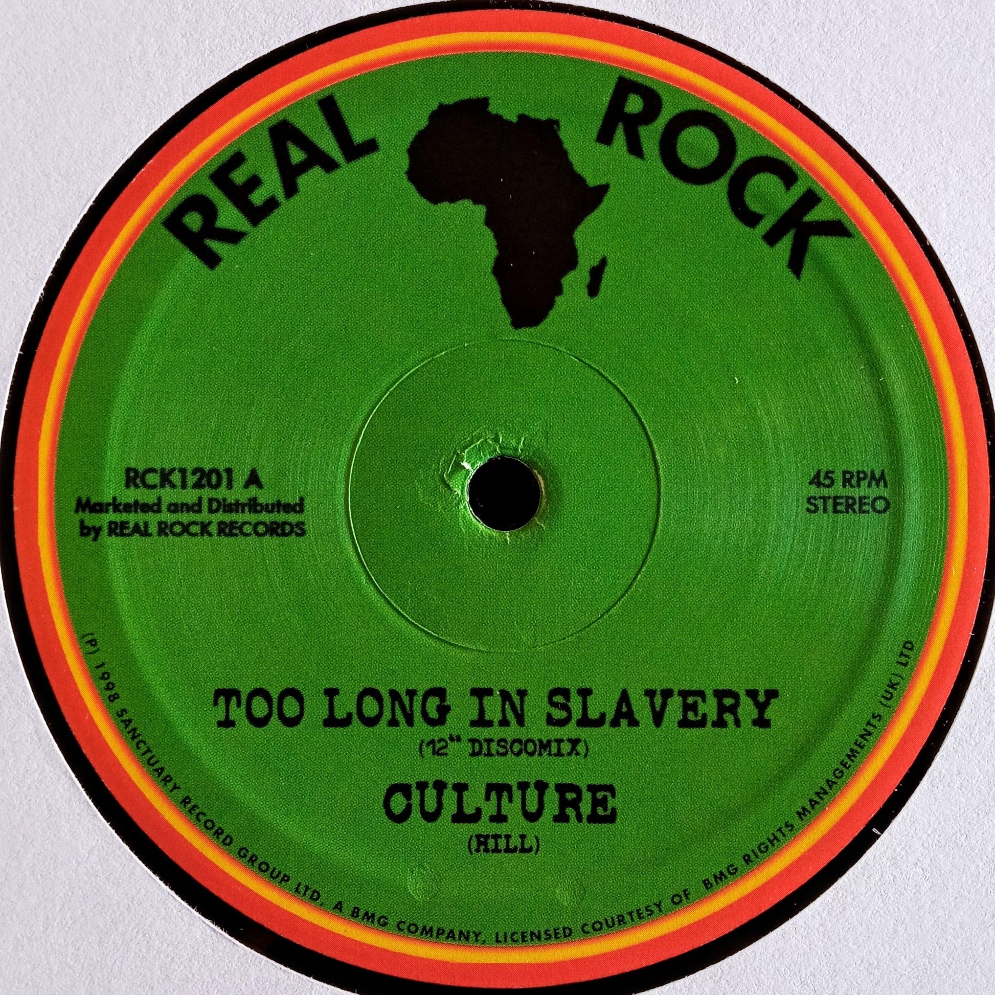 Culture - Too Long In Slavery (Discomix) 