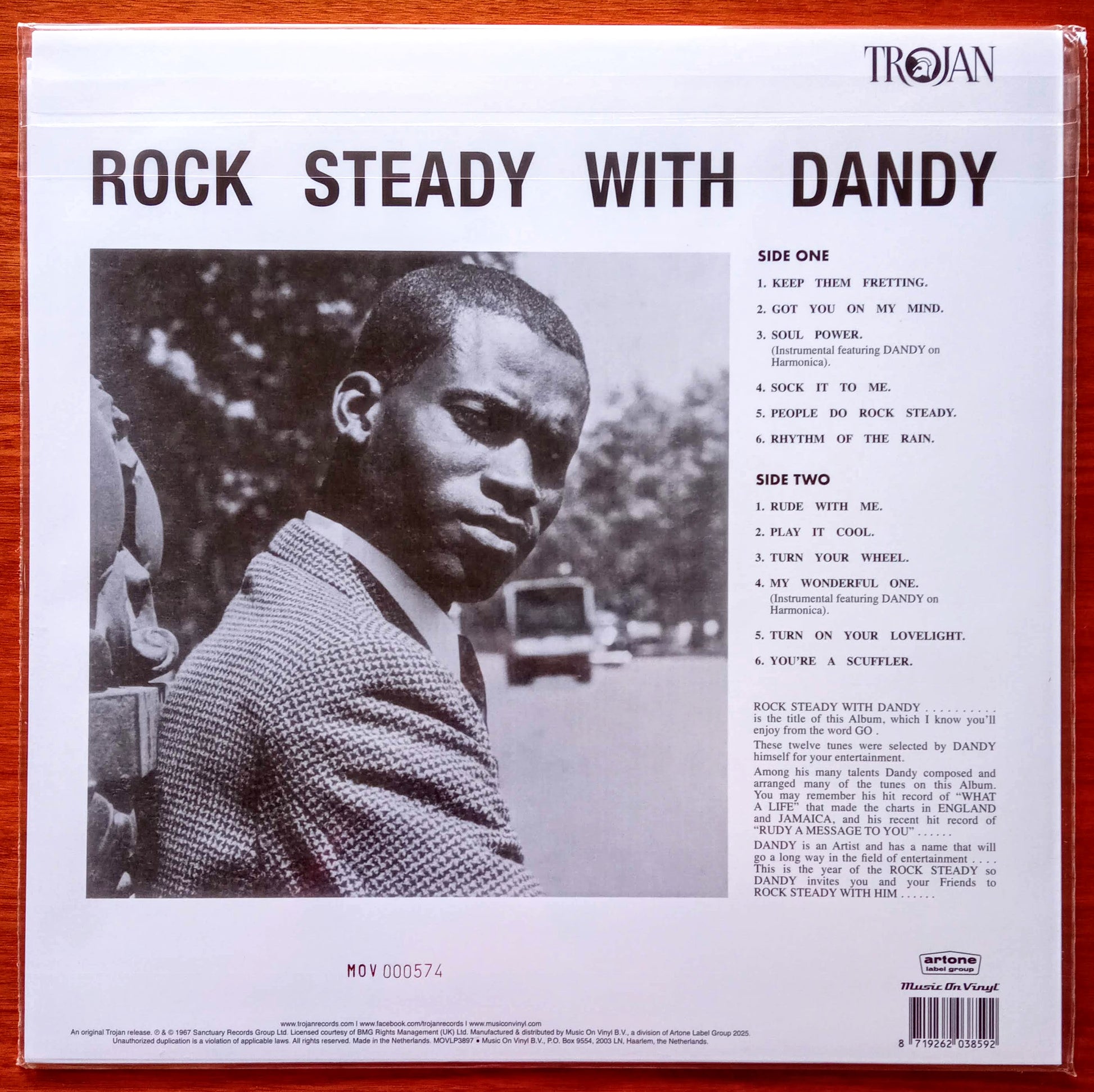 Dandy – Rock Steady With Dandy b