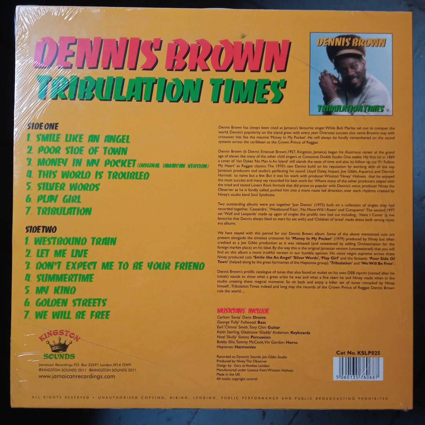 Dennis Brown - Tribulation Times B