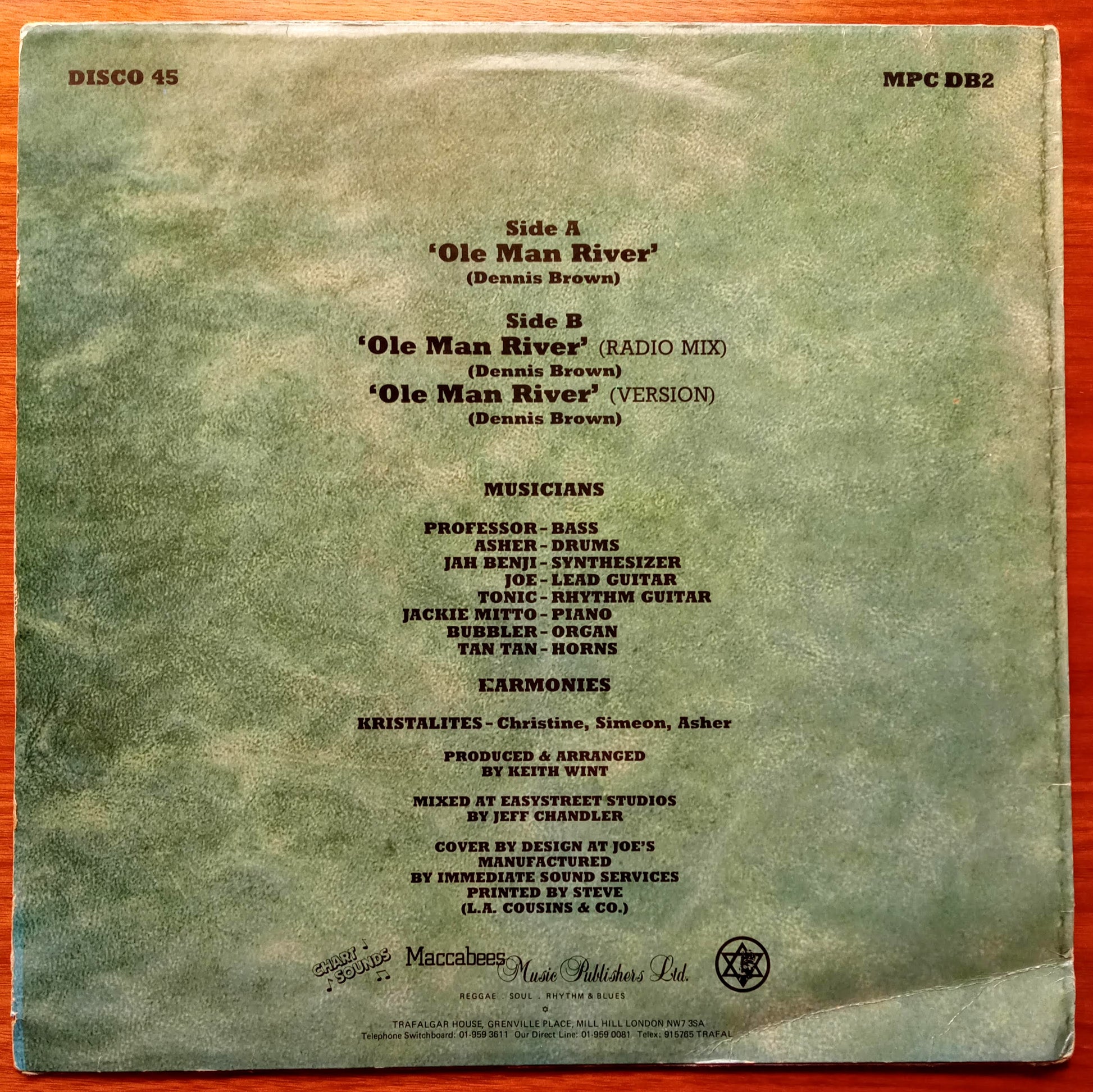 Dennis Brown – Ole Man River b