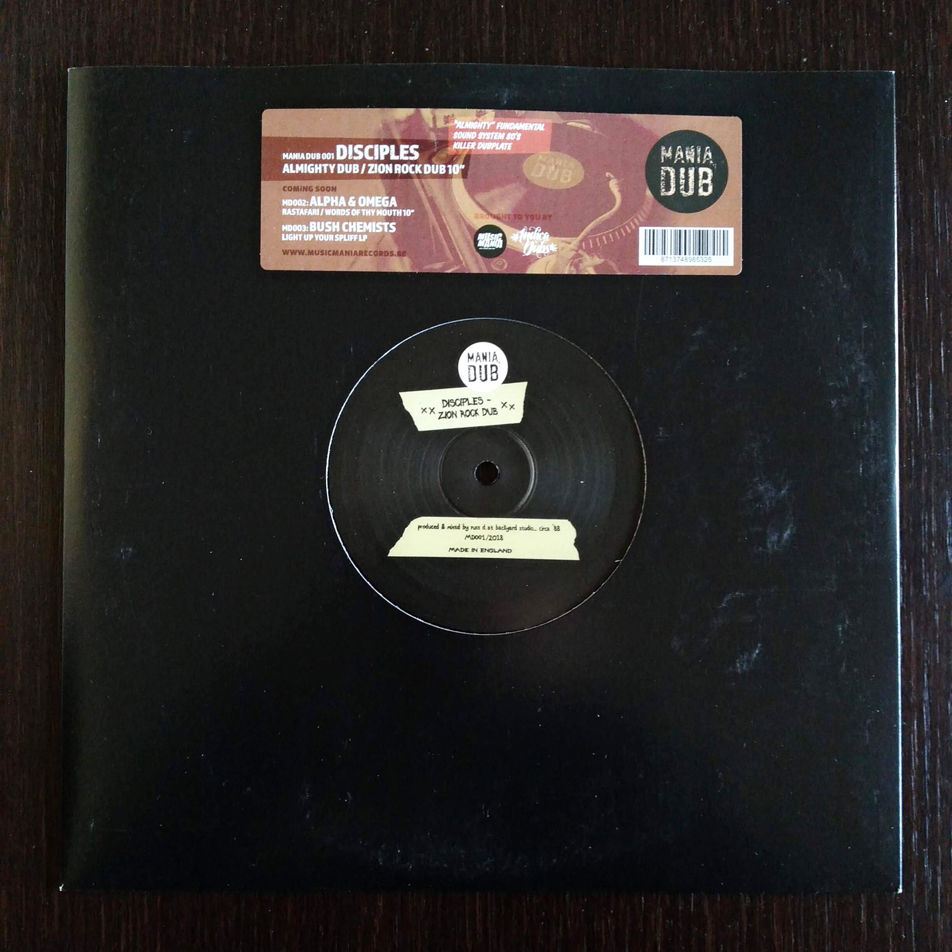 Disciples - Almighty Dub / Zion Rock Dub B