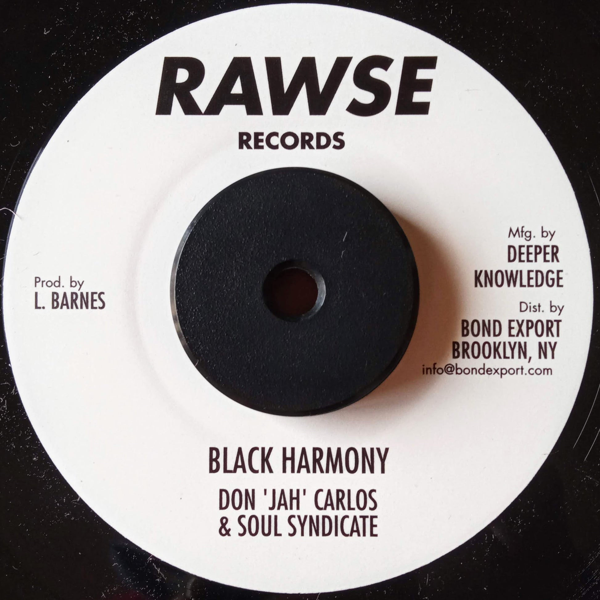 Don 'Jah' Carlos + Soul Syndicate – Black Harmony 