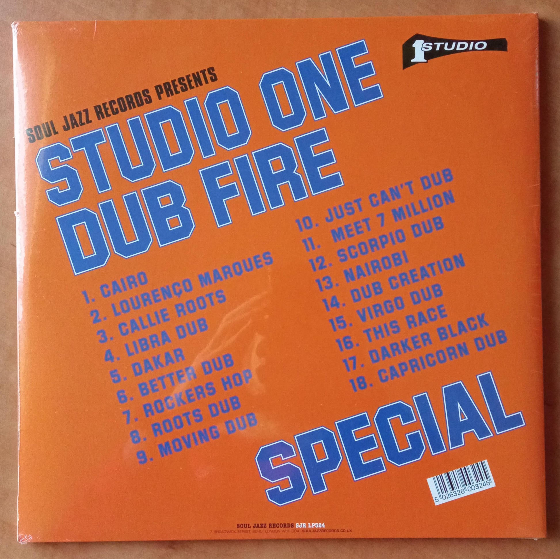 Dub Specialist – Studio One Dub Fire Special b