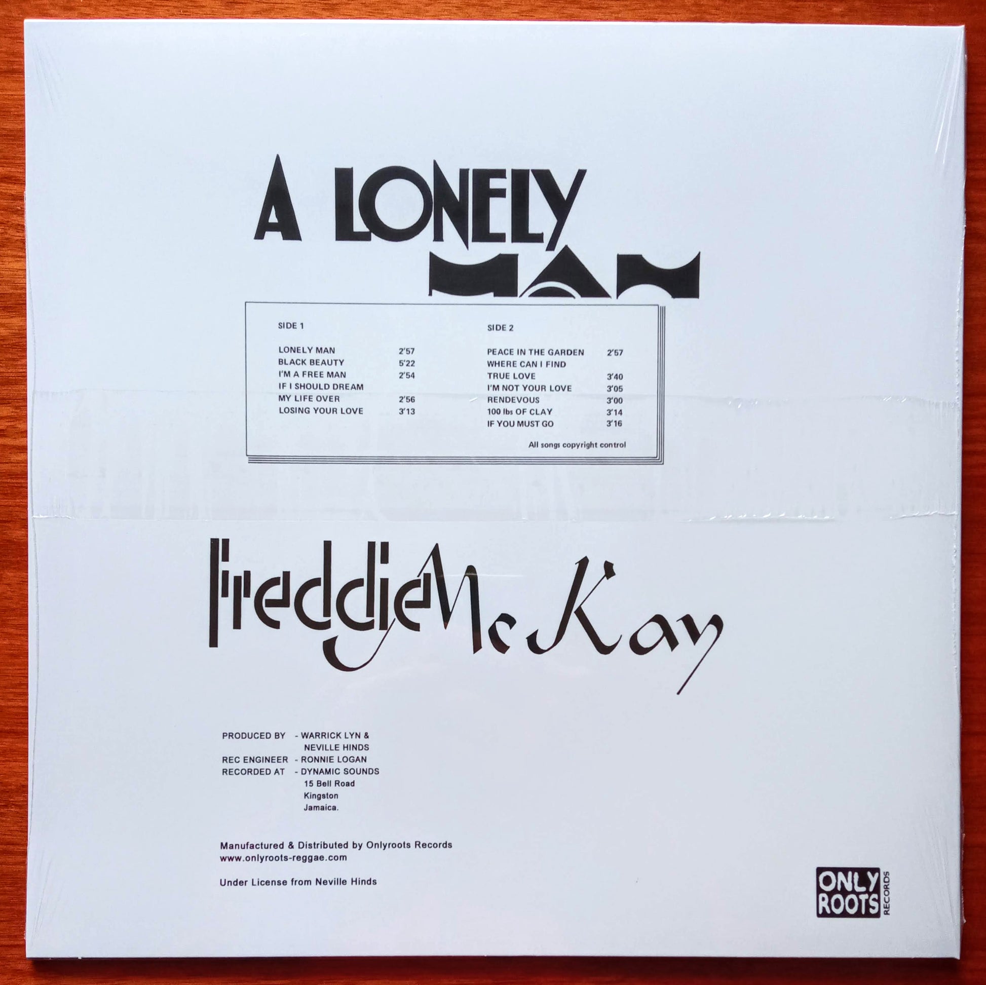 Freddie McKay – A Lonely Man b