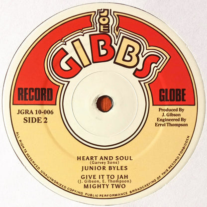 Gregory Isaacs / Junior Byles – Babylon Too Rough / Heart And Soul b
