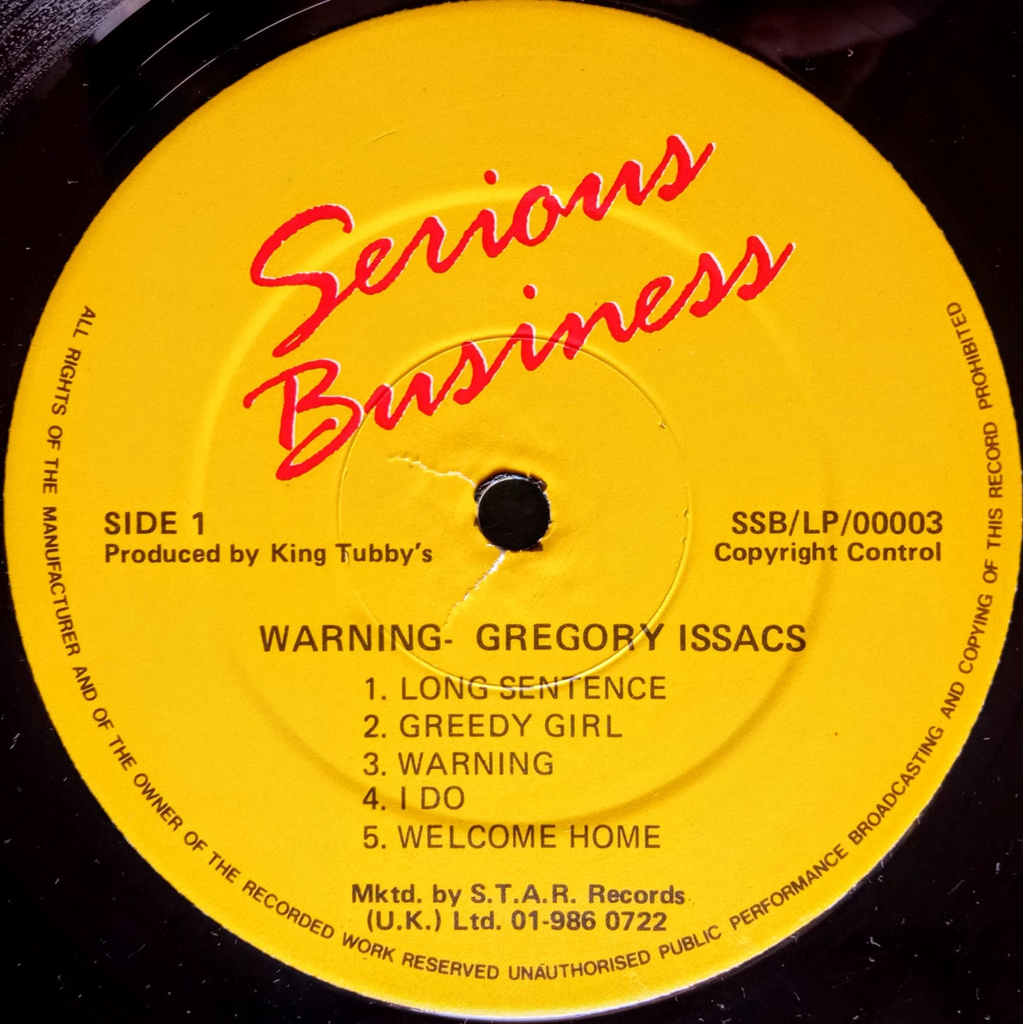 Gregory Isaacs – Warning c
