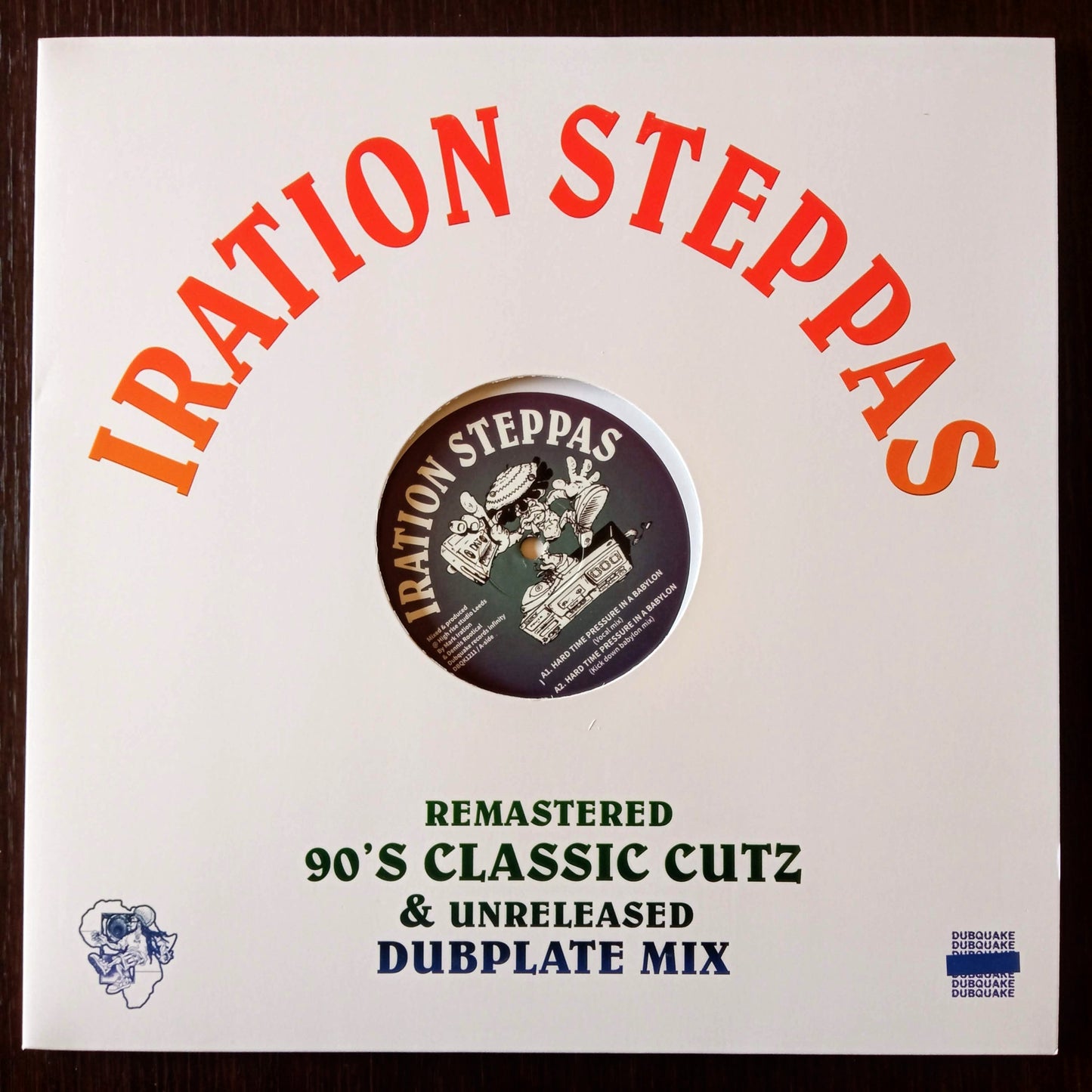 Iration Steppas - Hard Time Pressure In A Babylon / 12" Vinilo