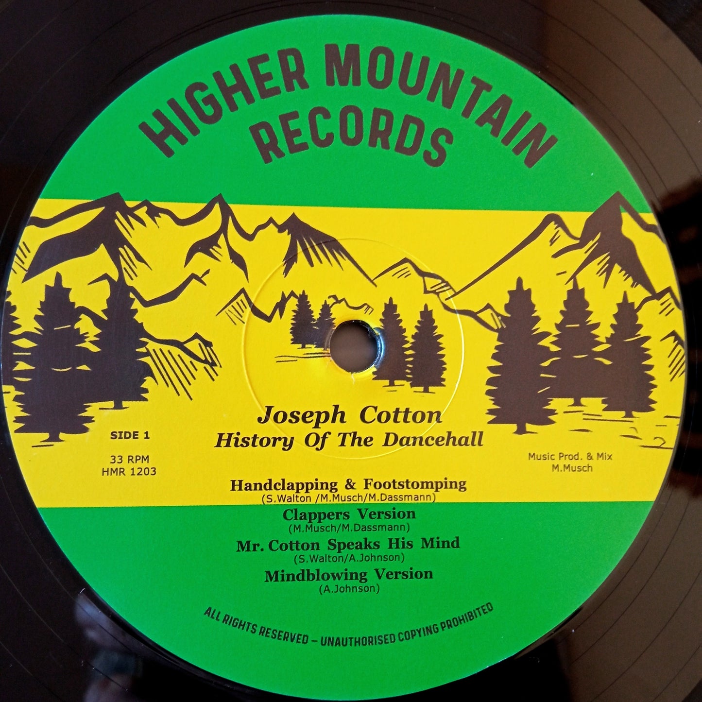 Joseph Cotton – History Of The Dancehall / LP Vinyl