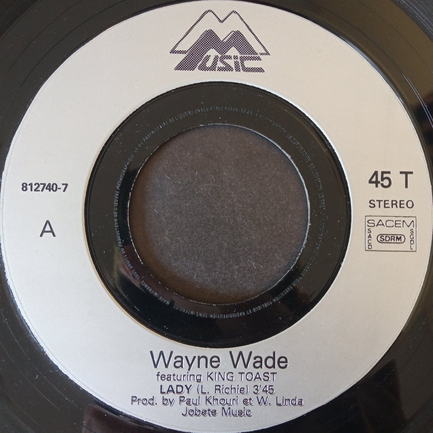 Wayne Wade – Lady / 7" Vinilo