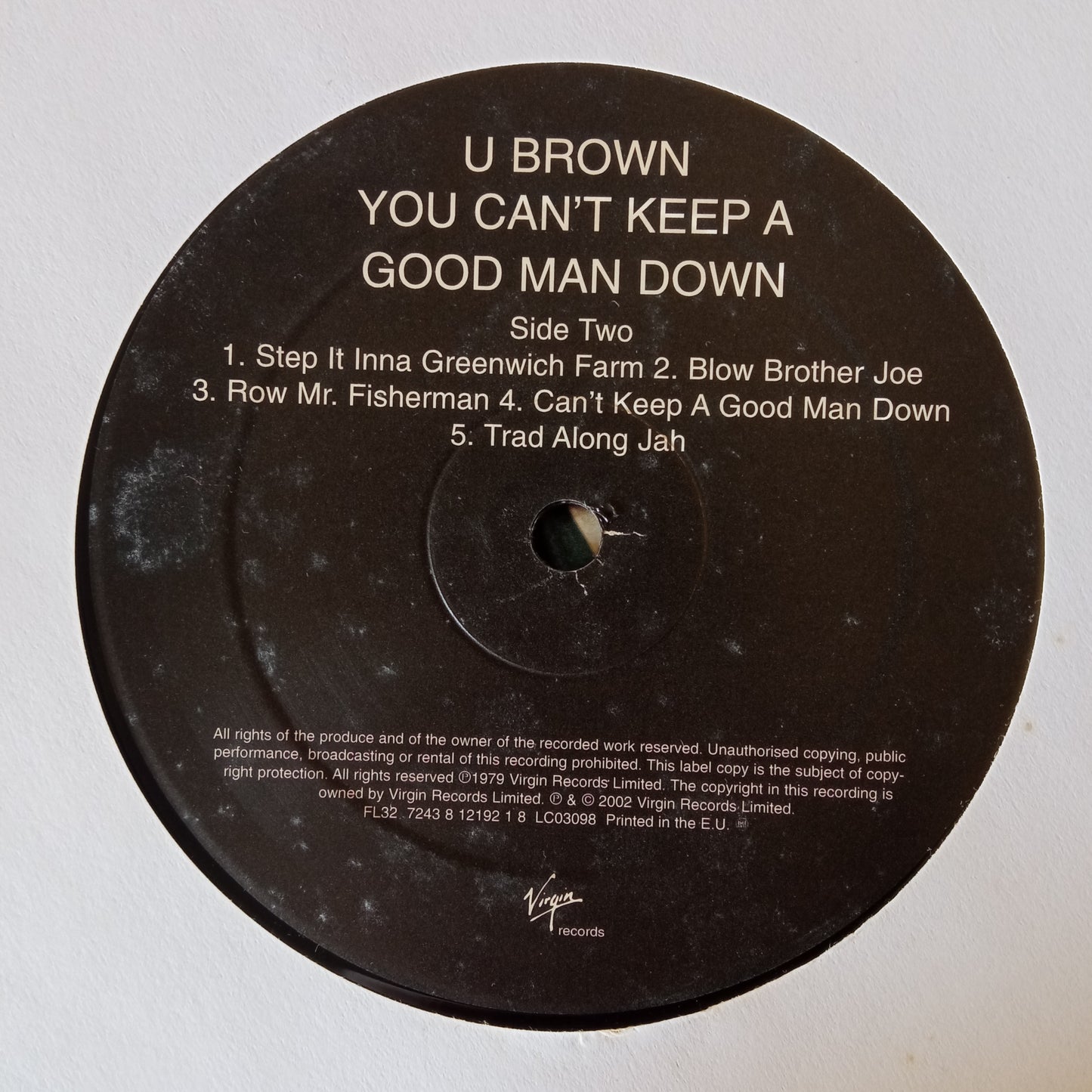 U-Brown – You Can't Keep A Good Man Down / LP Vinyl