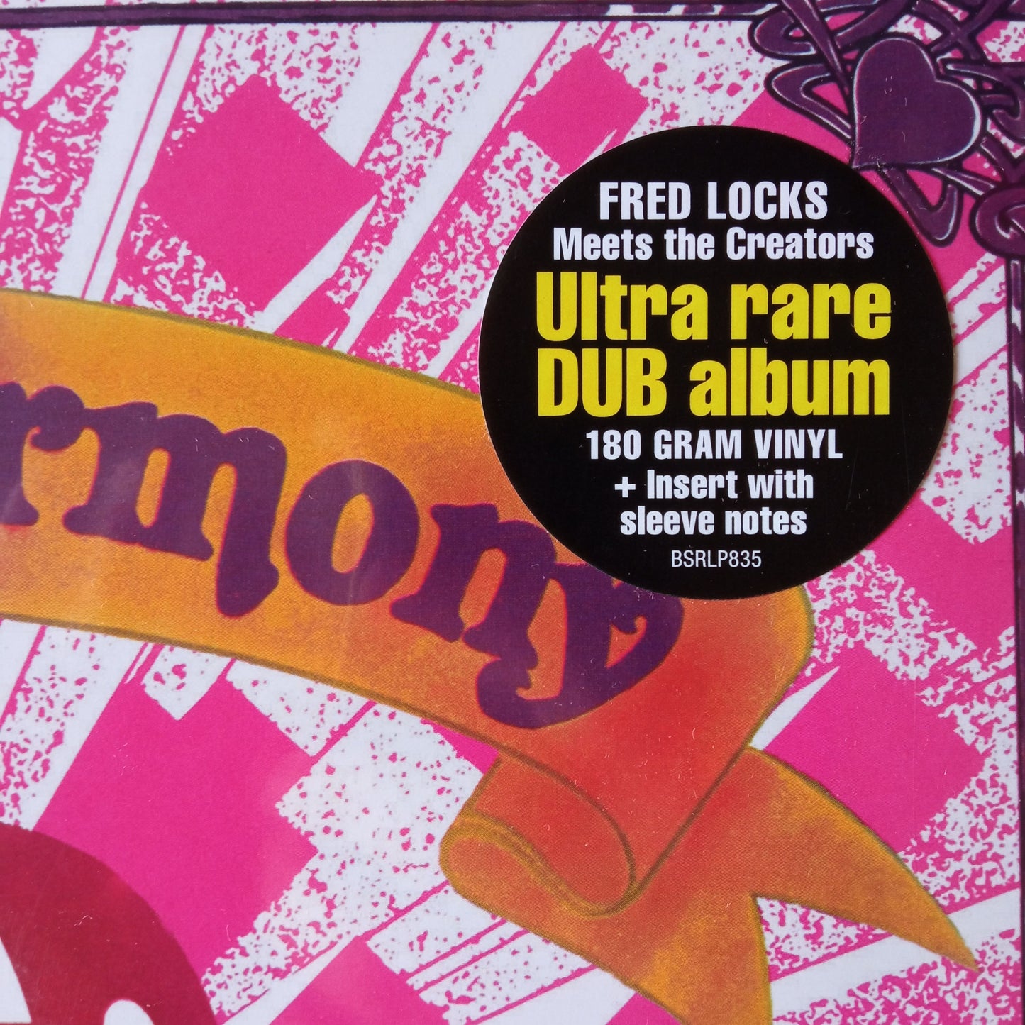 Fred Locks Meets The Creators – Love And Harmony / LP Vinilo