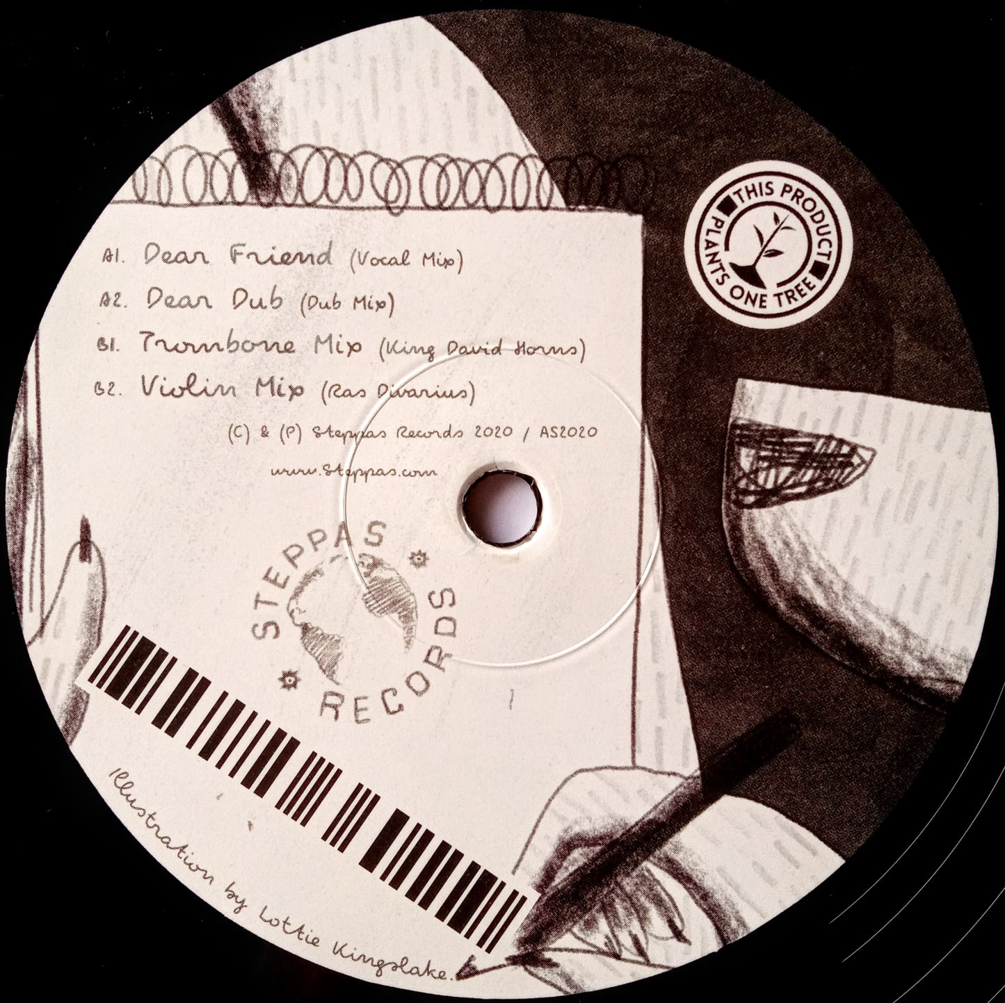 Alpha Steppa – Dear Friend / 12" Vinilo