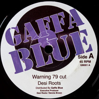 Desi Roots – Warning 79 Cut / 7" Vinilo