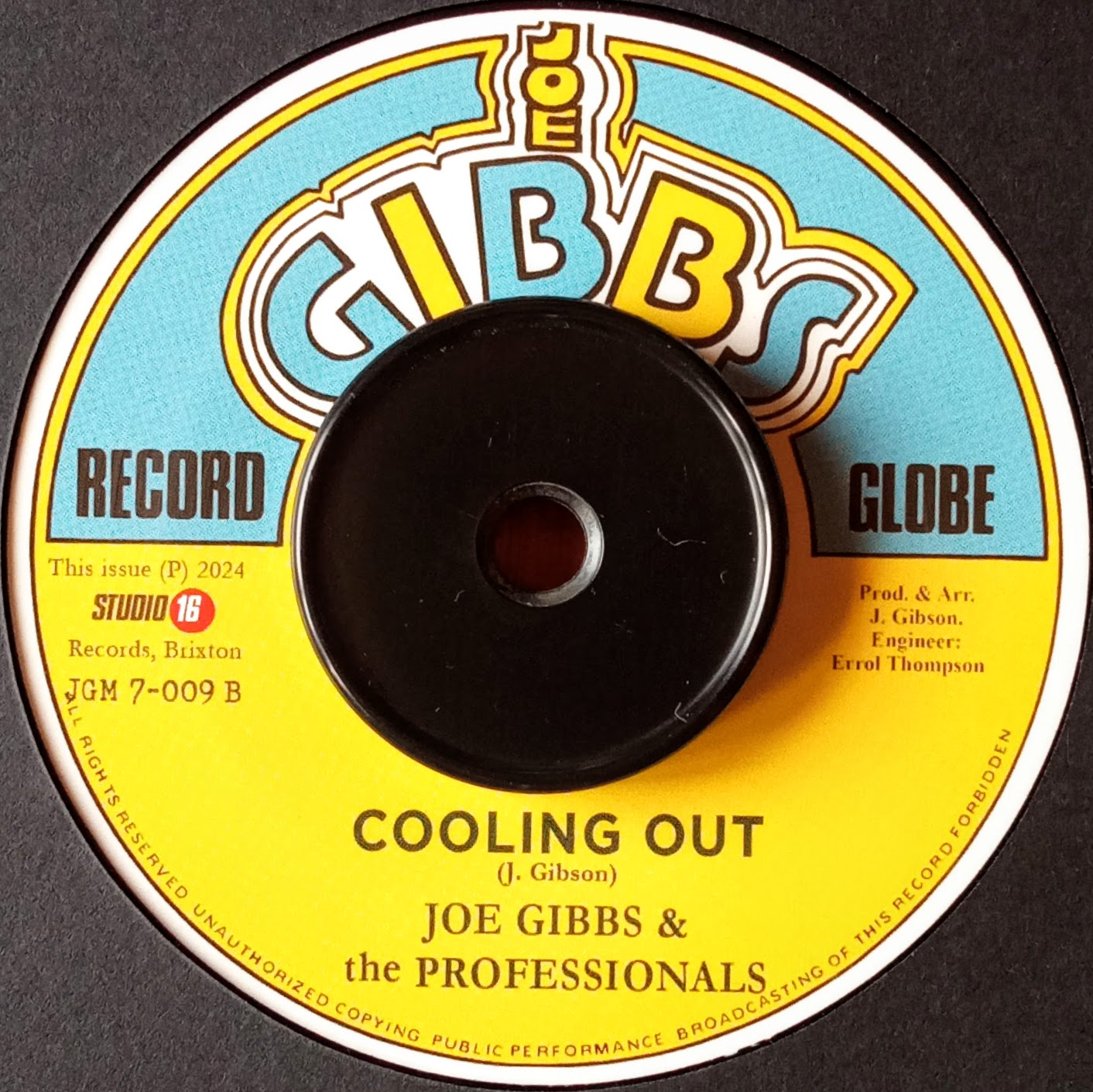 Junior Mervin – Cool Out Son / Cooling Out / 7" Vinilo