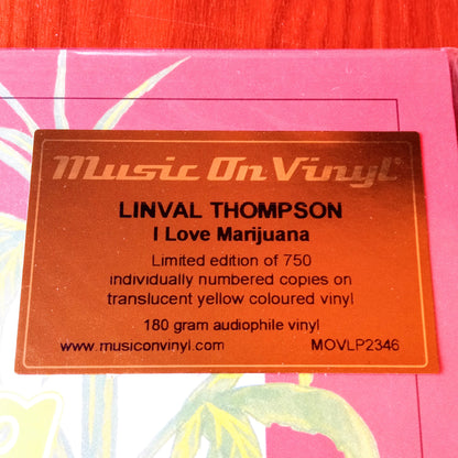 Linval Thompson – I Love Marijuana / LP Vinilo