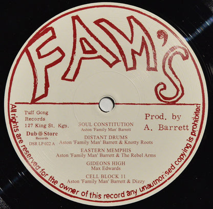 Aston ‘Family Man‘ Barrett + The Wailers Band – Soul Constitution: Instrumentals & Dubs 1971 – 1982 / 2 X LP Vinilo