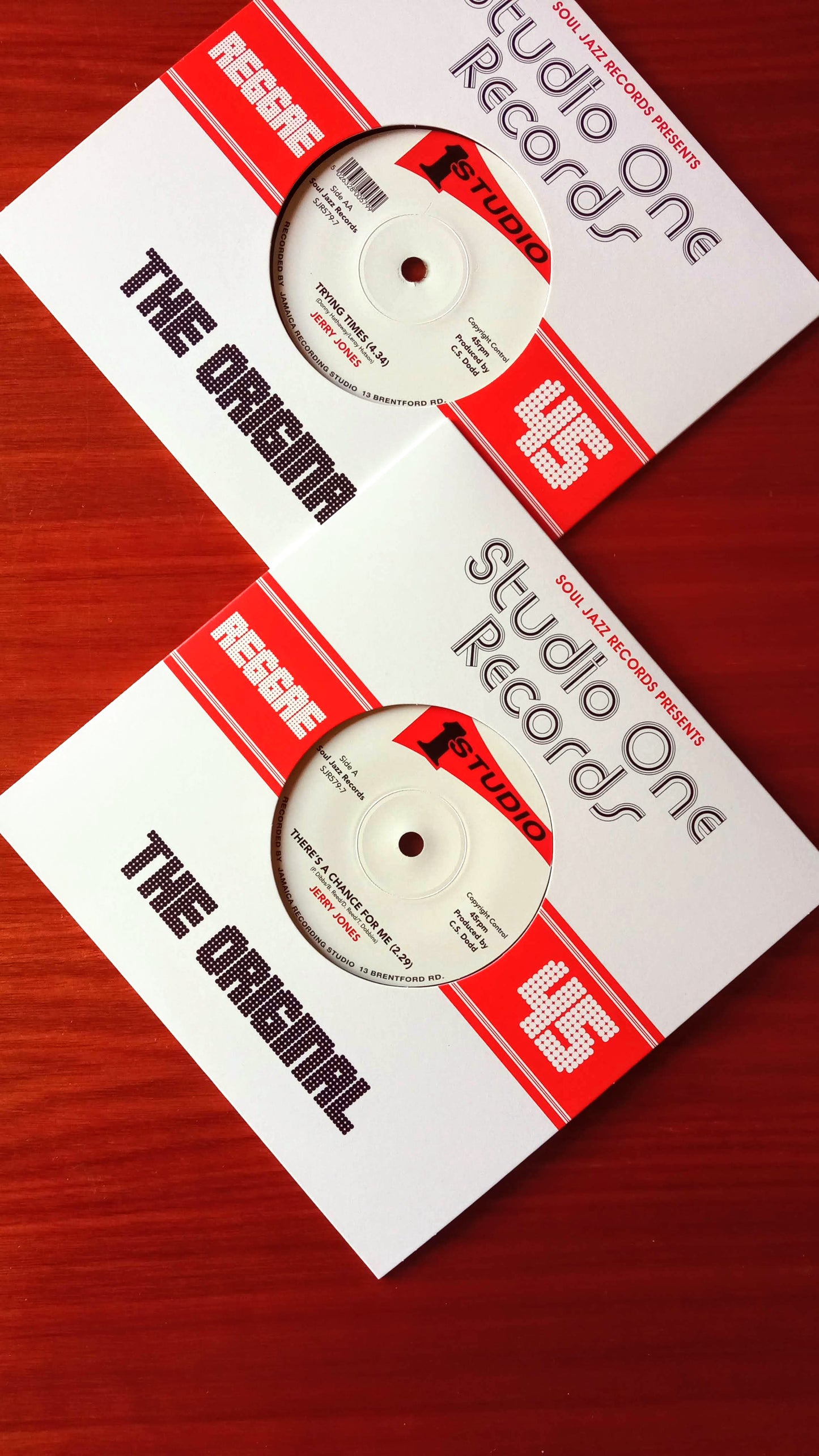 Jerry Jones – There's A Chance For Me / Trying Times / 7" Vinilo