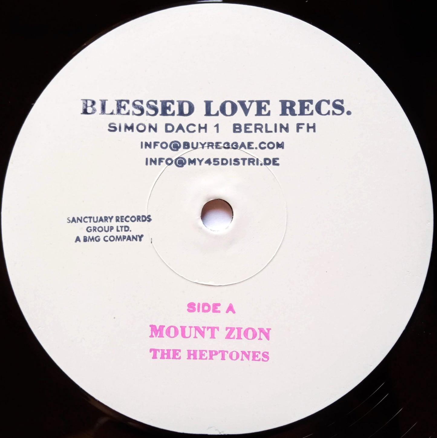 The Heptones – Mount Zion / Through The Fire I Come / 12" Vinilo