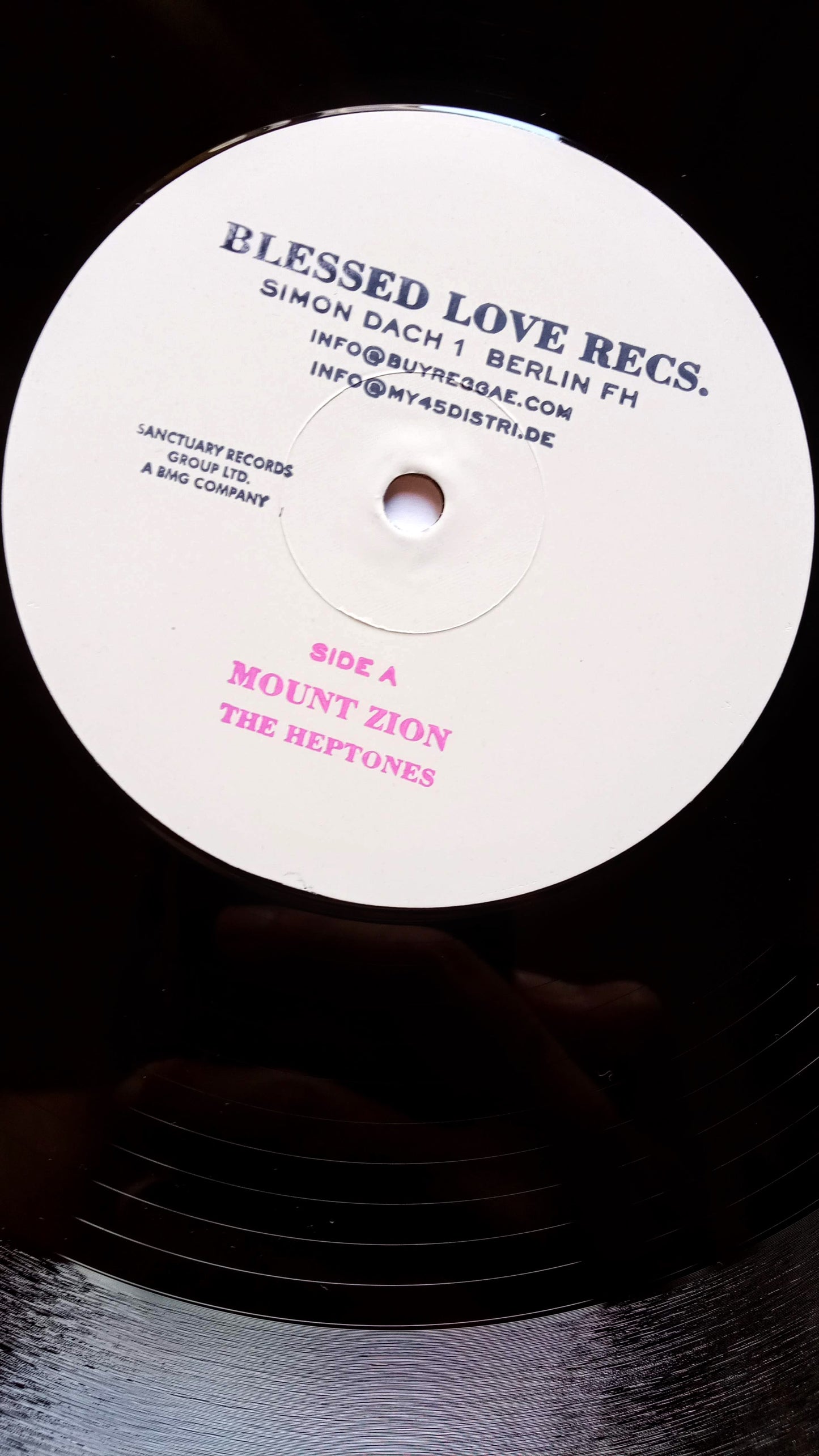 The Heptones – Mount Zion / Through The Fire I Come / 12" Vinilo