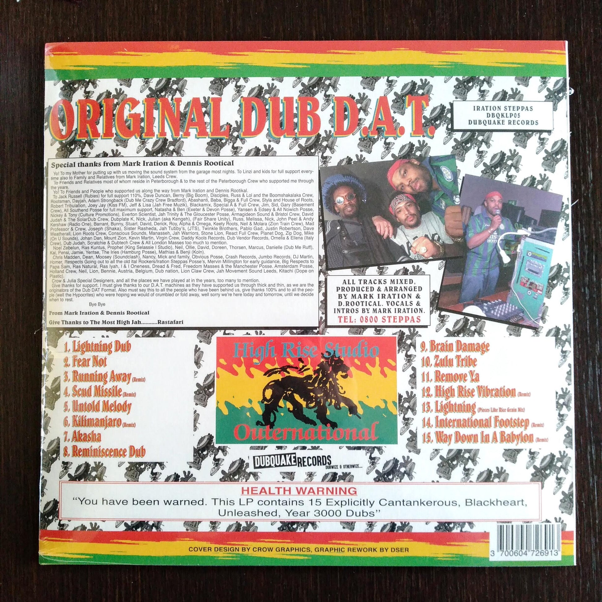 Iration Steppas meet D. Rootical - Original Dub D.A.T.  B