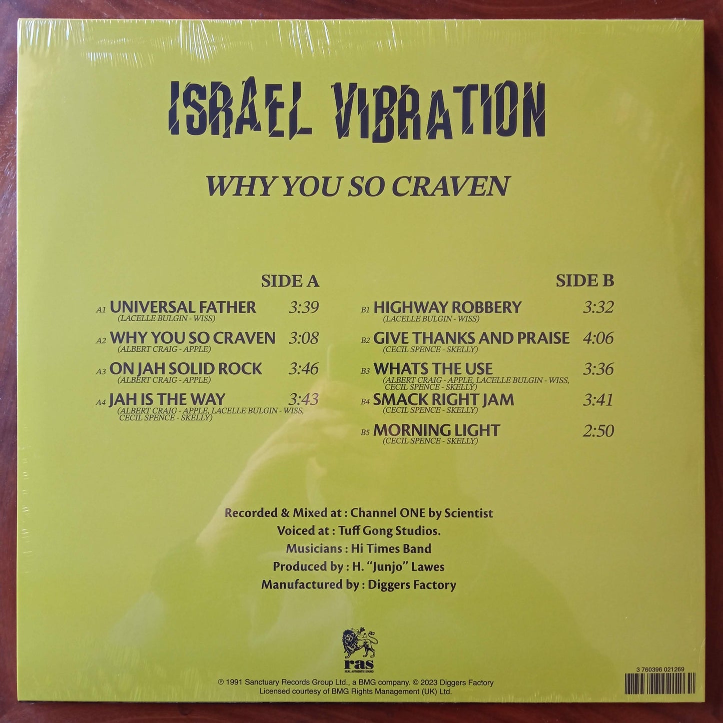 Israel Vibration – Why You So Craven b