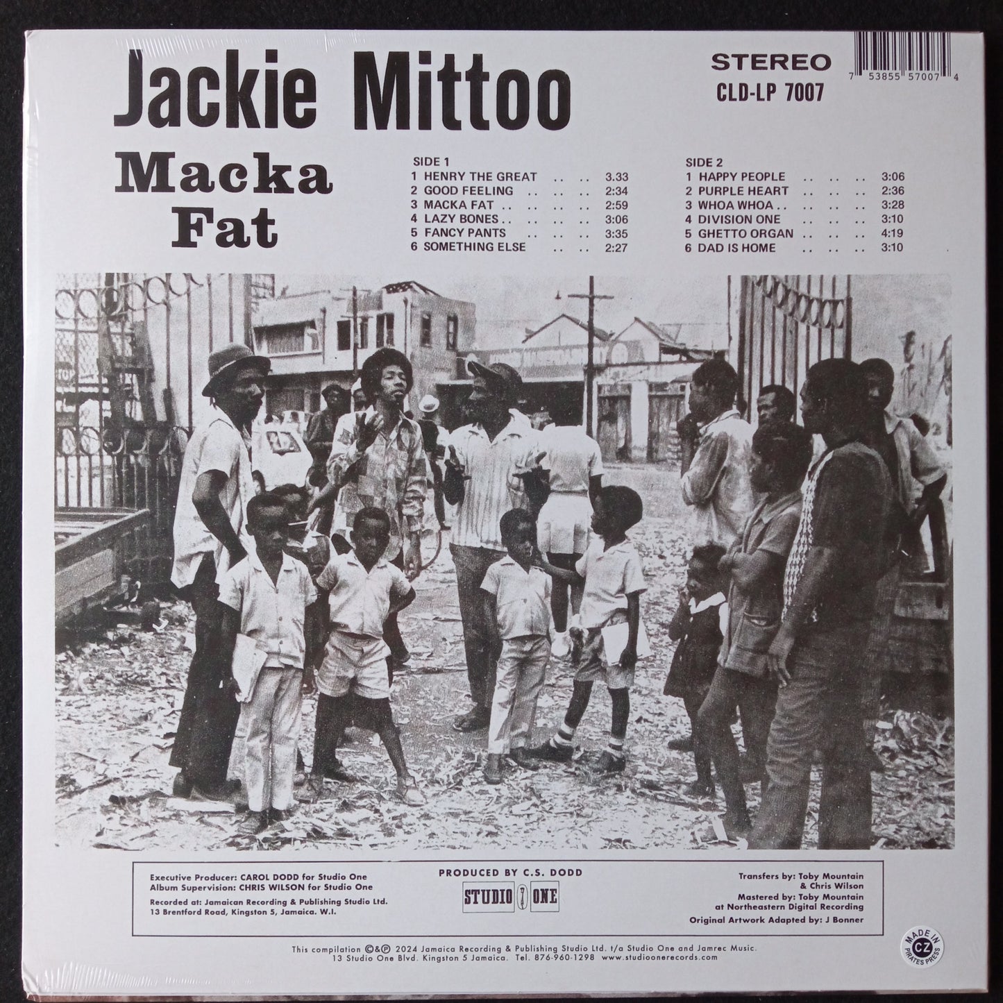 Jackie Mittoo – Macka Fat b