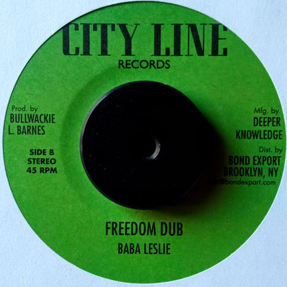 Jah I Maz / Baba Leslie – Freedom Is A Must b