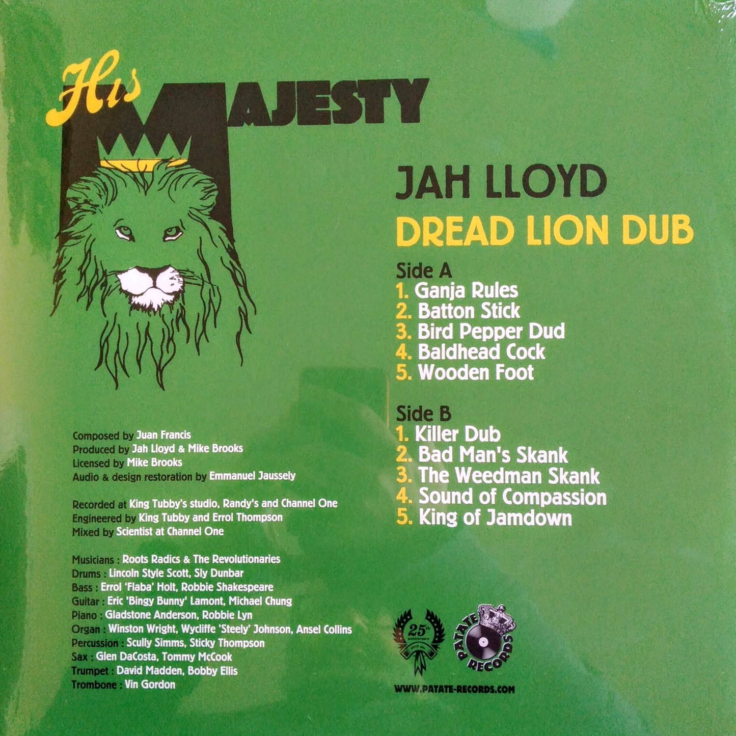 Jah Lloyd - Dread Lion Dub b