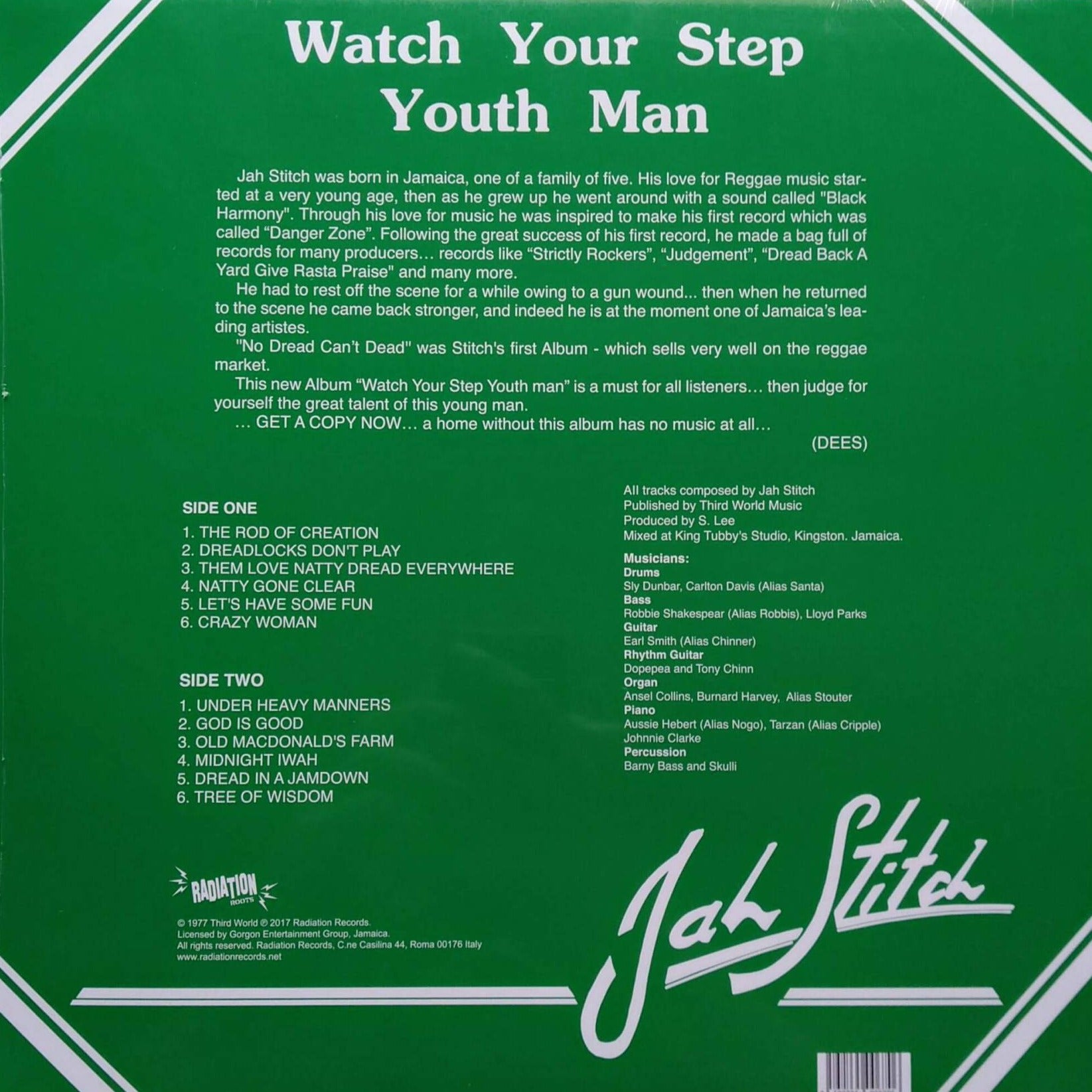Jah Stitch - Watch Your Step Youthman b