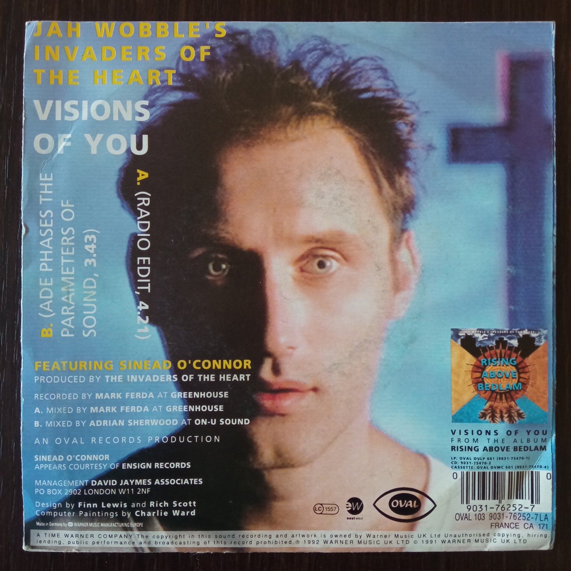 Jah Wobble's Invaders Of The Heart – Visions Of You b