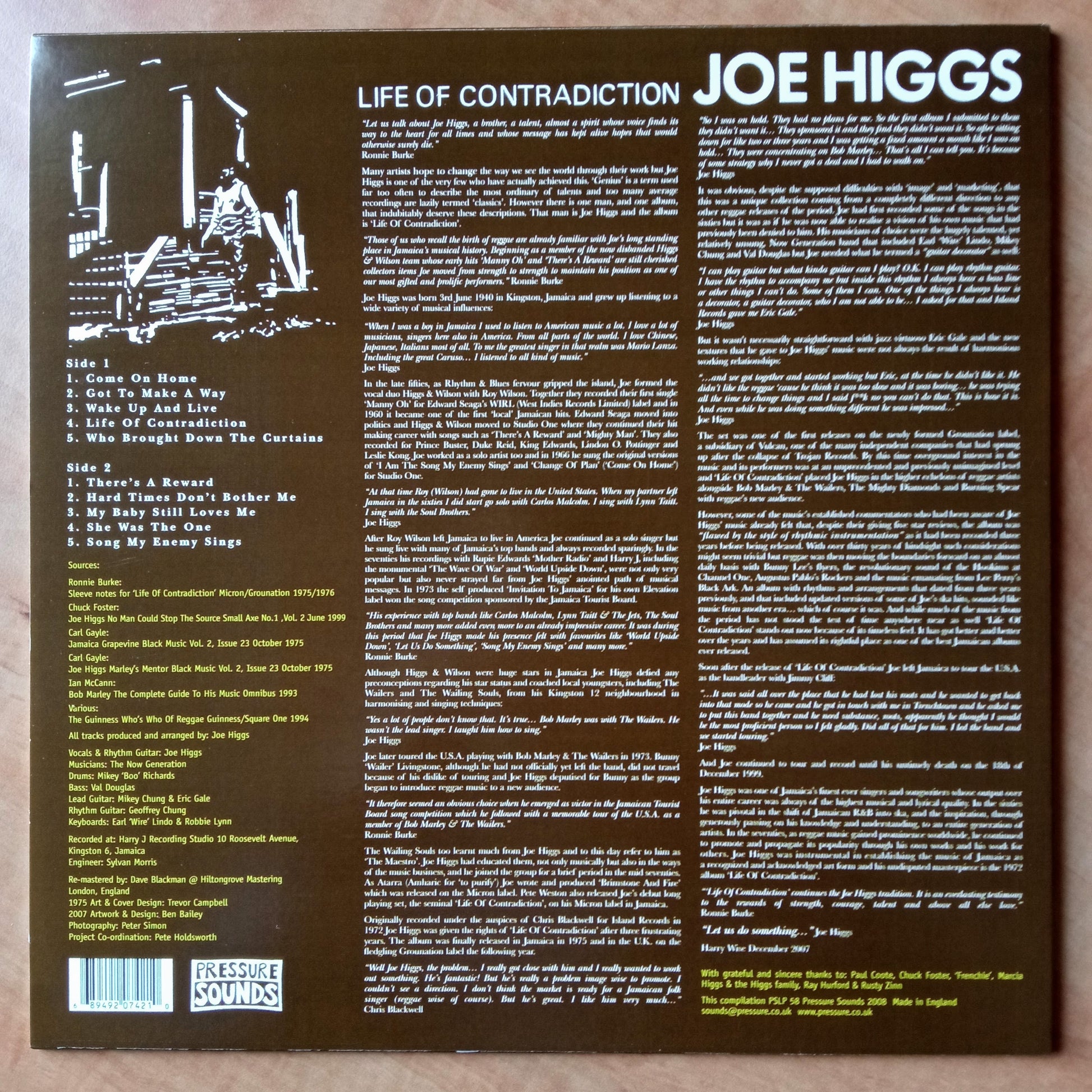 Joe Higgs – Life Of Contradiction b