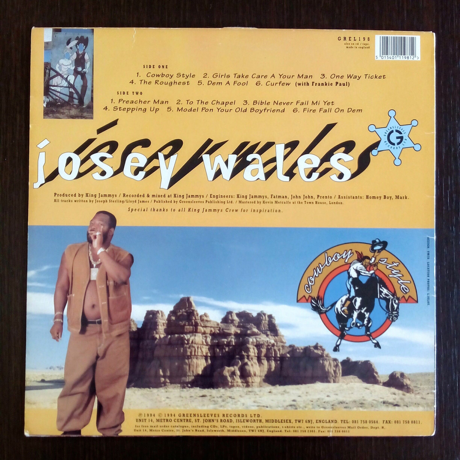 Josey Wales - Cowboy Style b