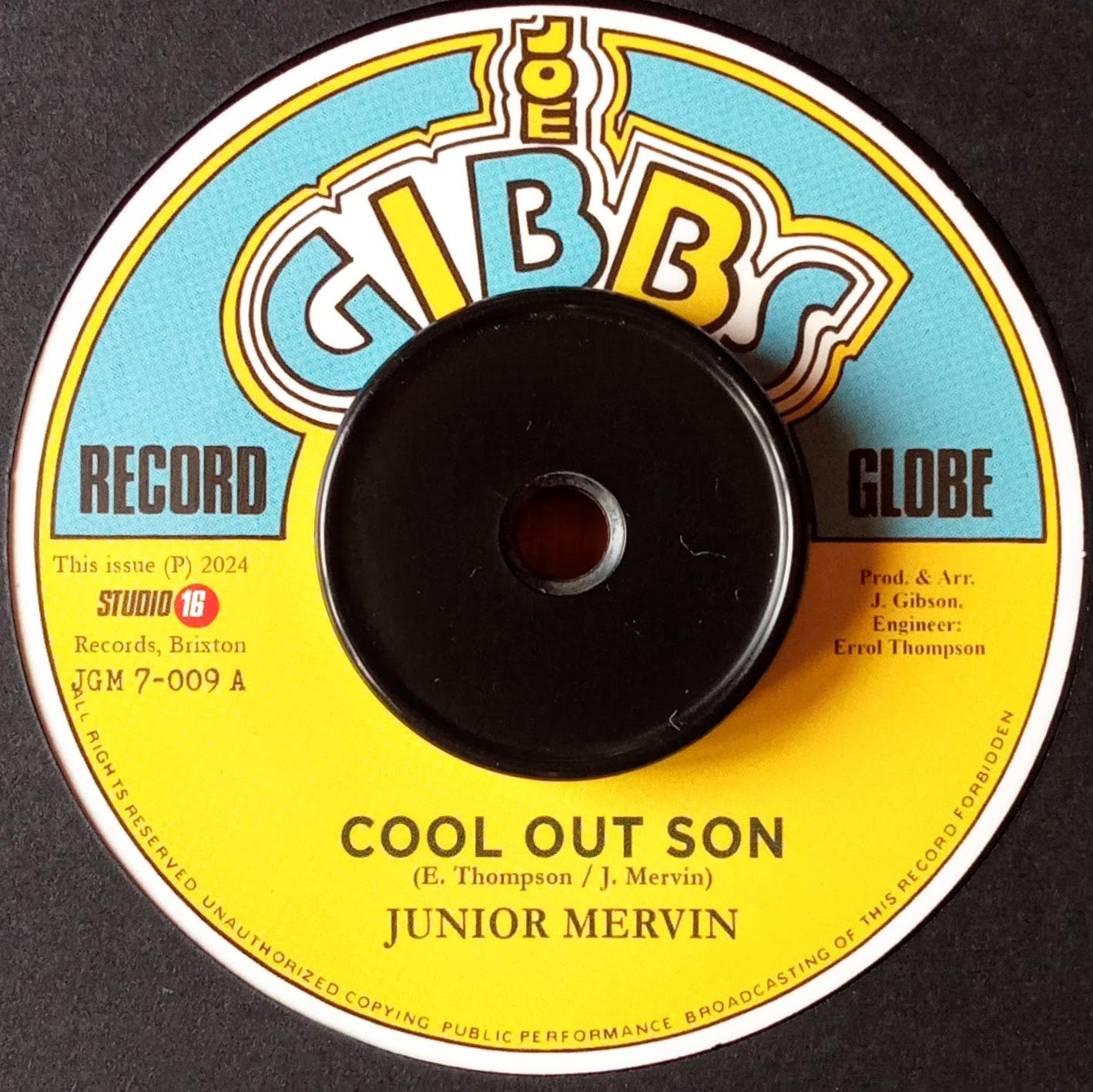 Junior Mervin – Cool Out Son / Cooling Out 