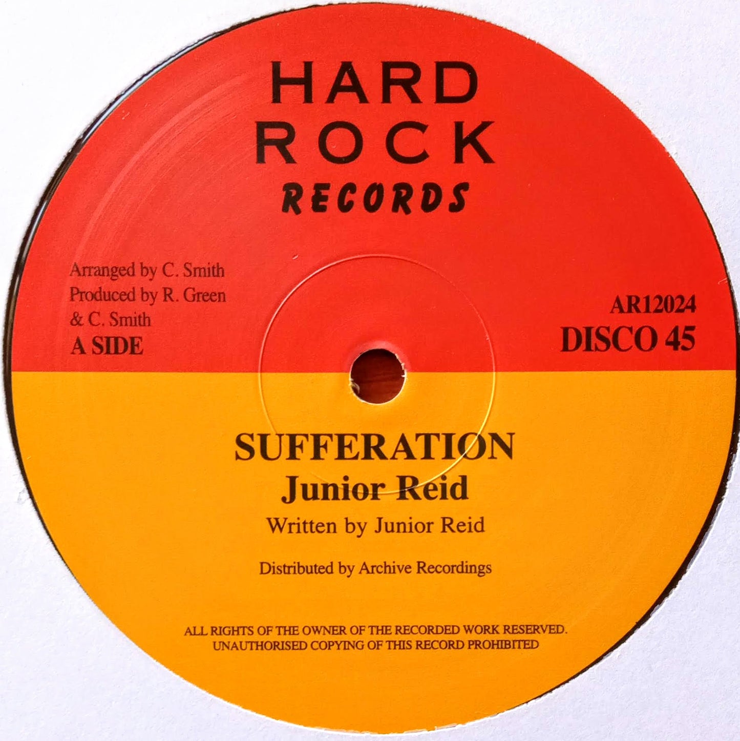 Junior Reid – Sufferation 