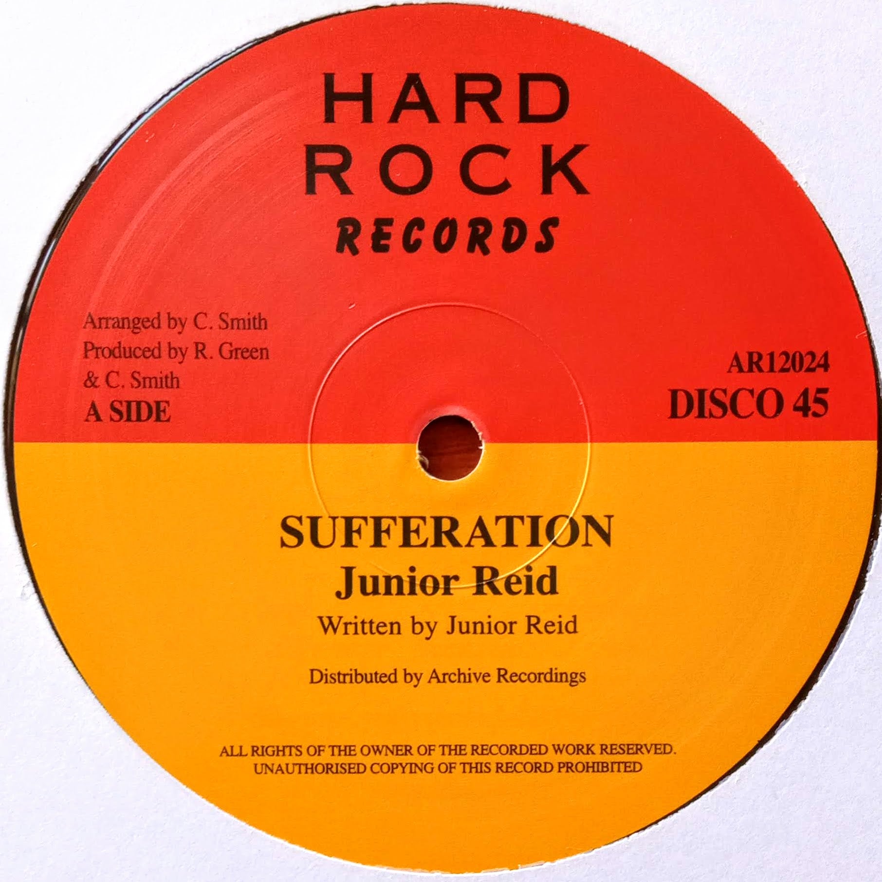 Junior Reid – Sufferation 