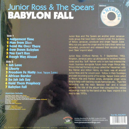 Junior Ross And The Spears - Babylon Fall B