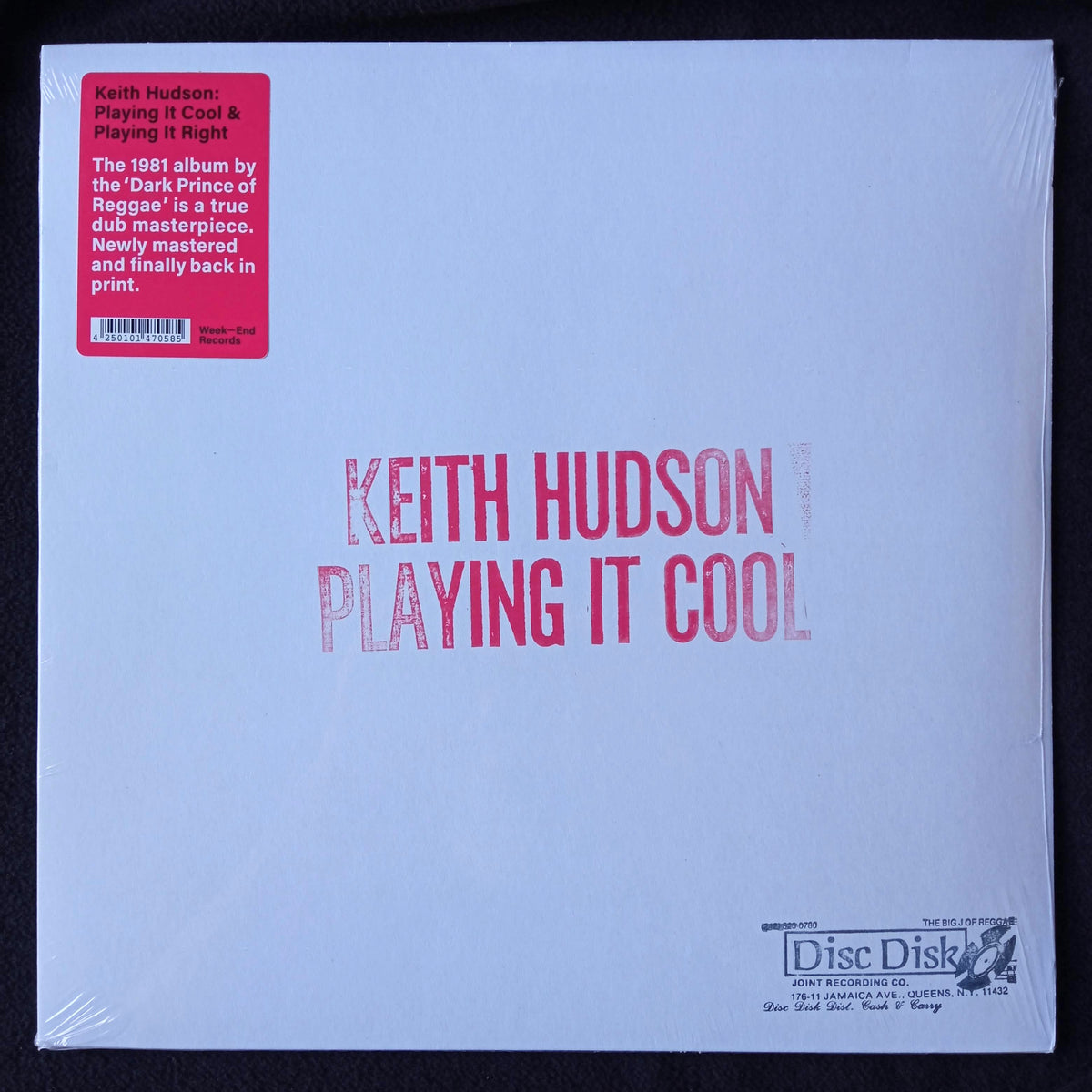 Keith Hudson – Playing It Cool + Playing It Right / LP Vinyl 