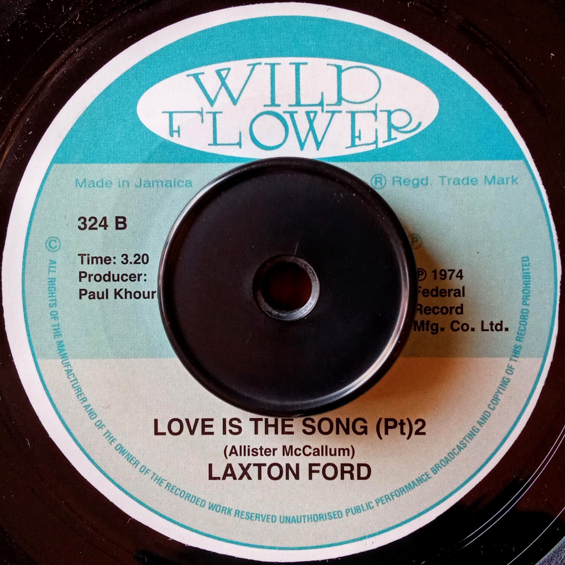 Laxton Ford – Love Is The Song b