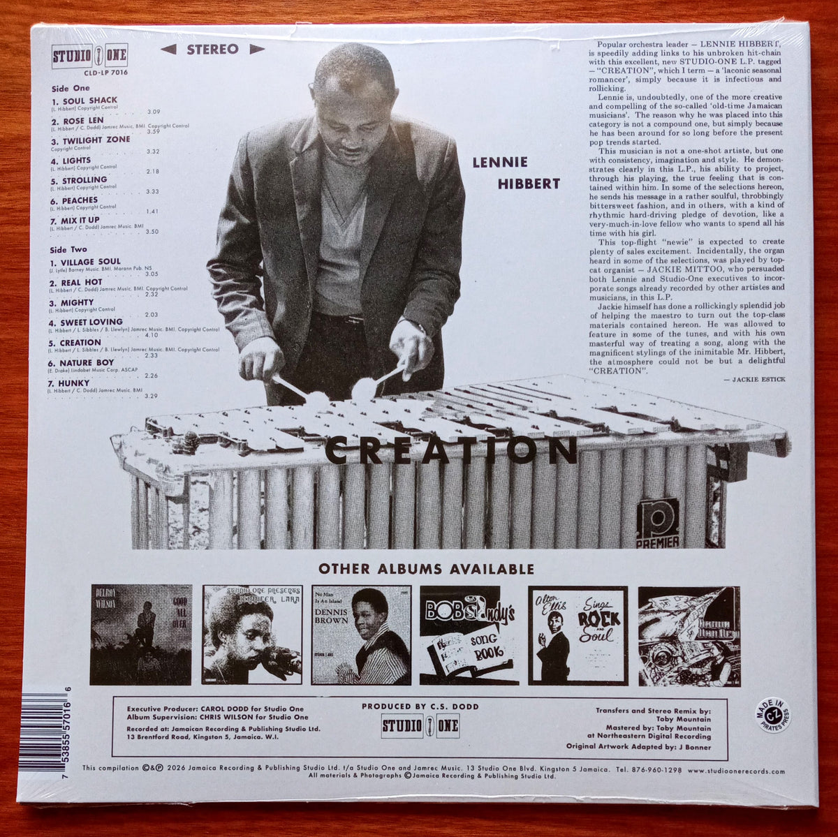 Lennie Hibbert – Creation b