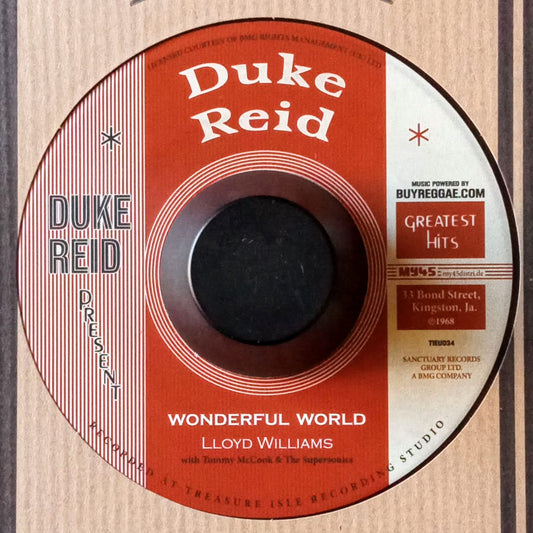Lloyd Williams Tommy McCook Wonderful World Mad Mad Mad