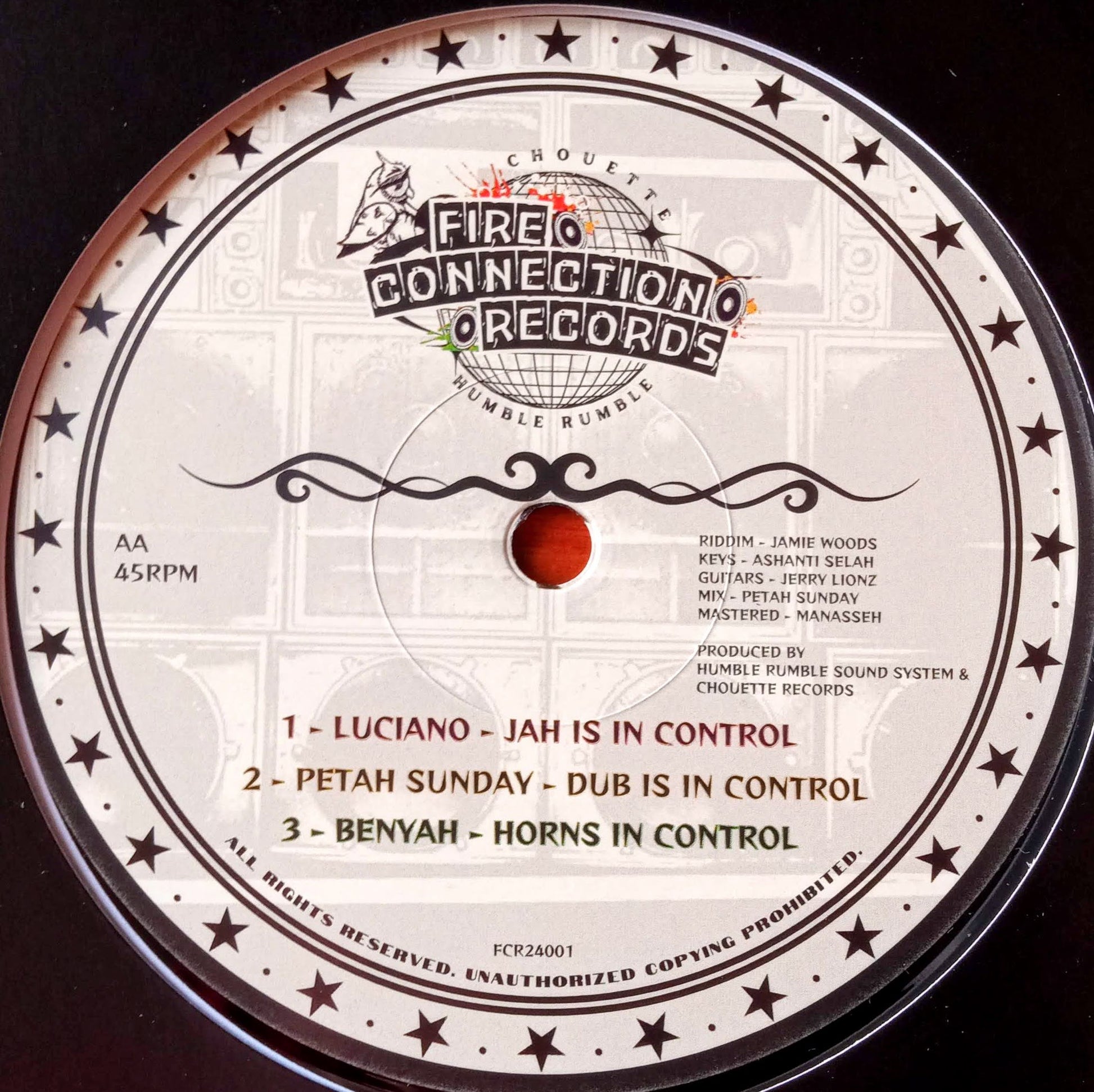 Marky Lyrical - Run Run Run / Luciano - Jah Is In Control b