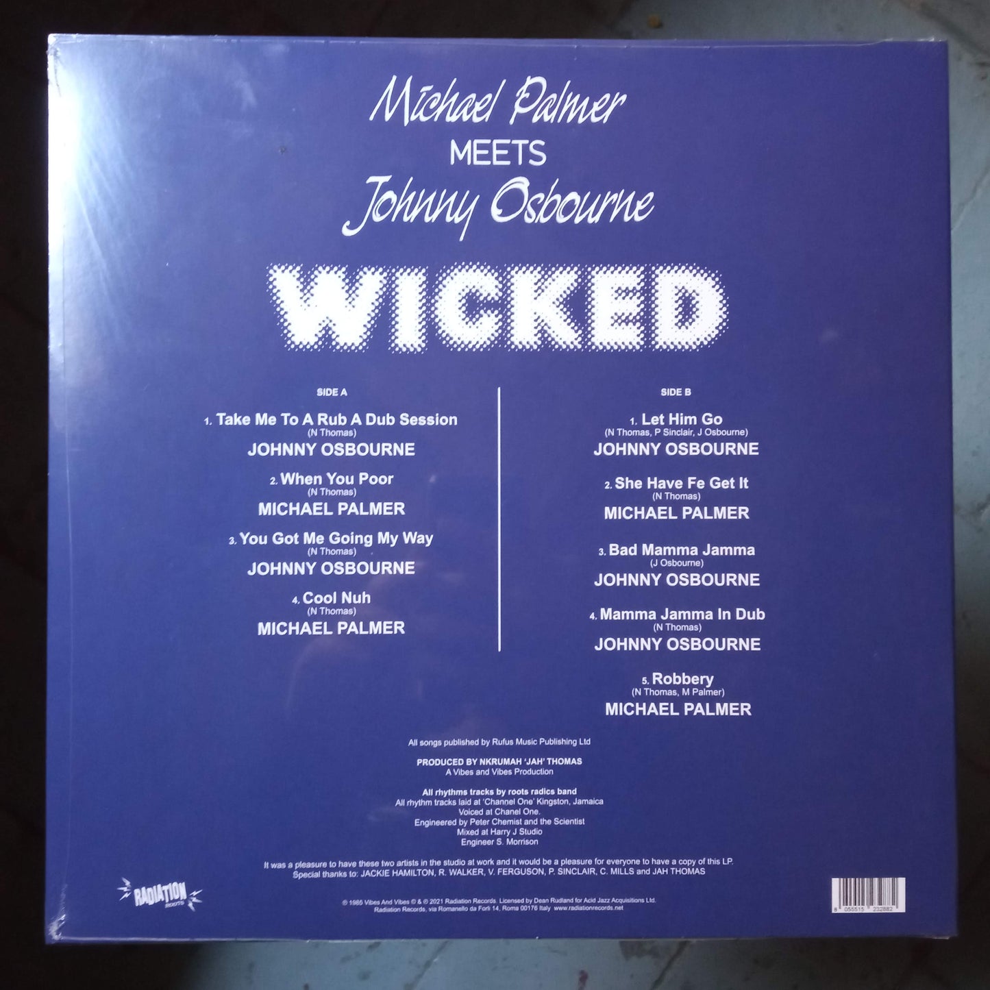 Michael Palmer Meets Johnny Osbourne – Wicked b