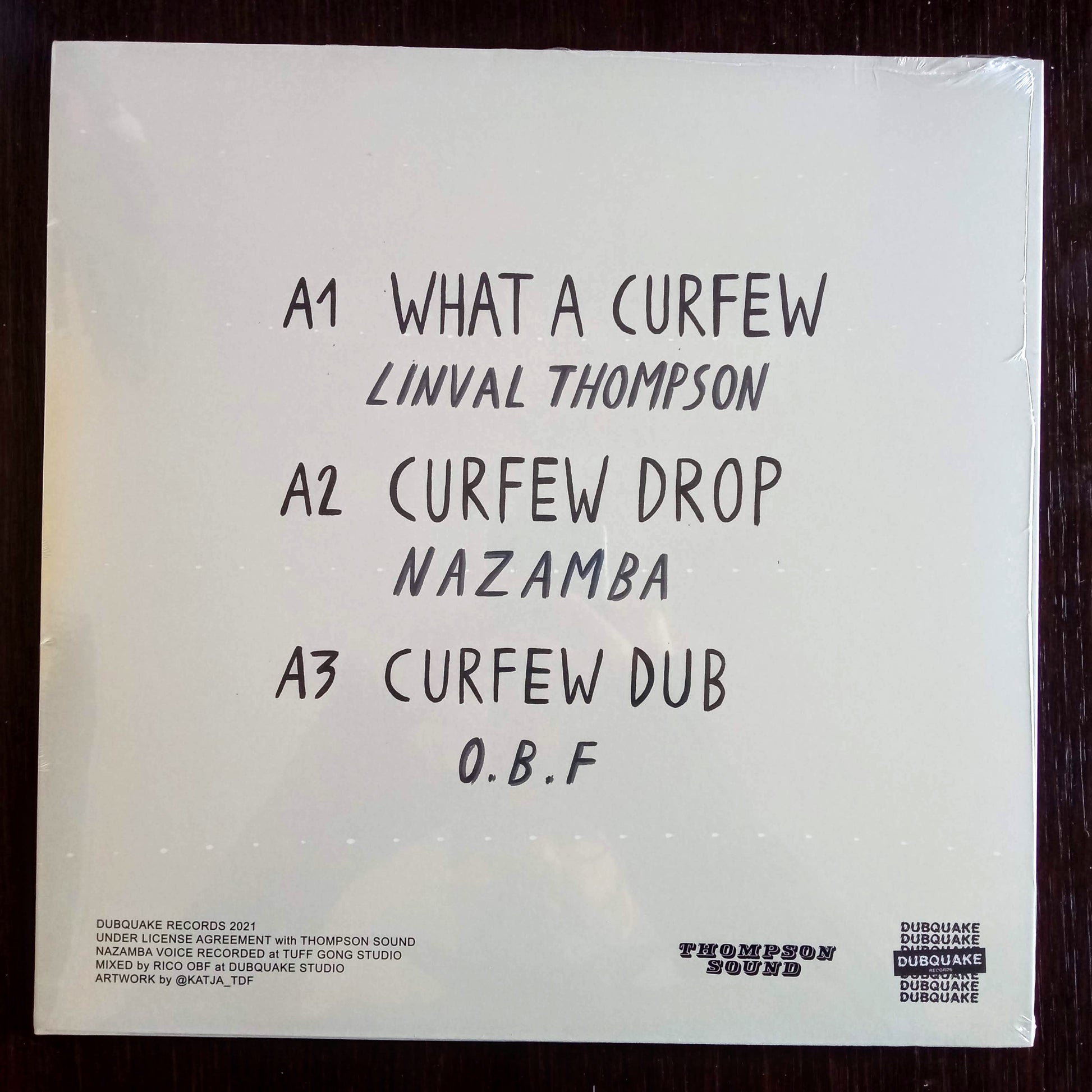 Nazamba, Linval Thompson + O.B.F. - Curfew B