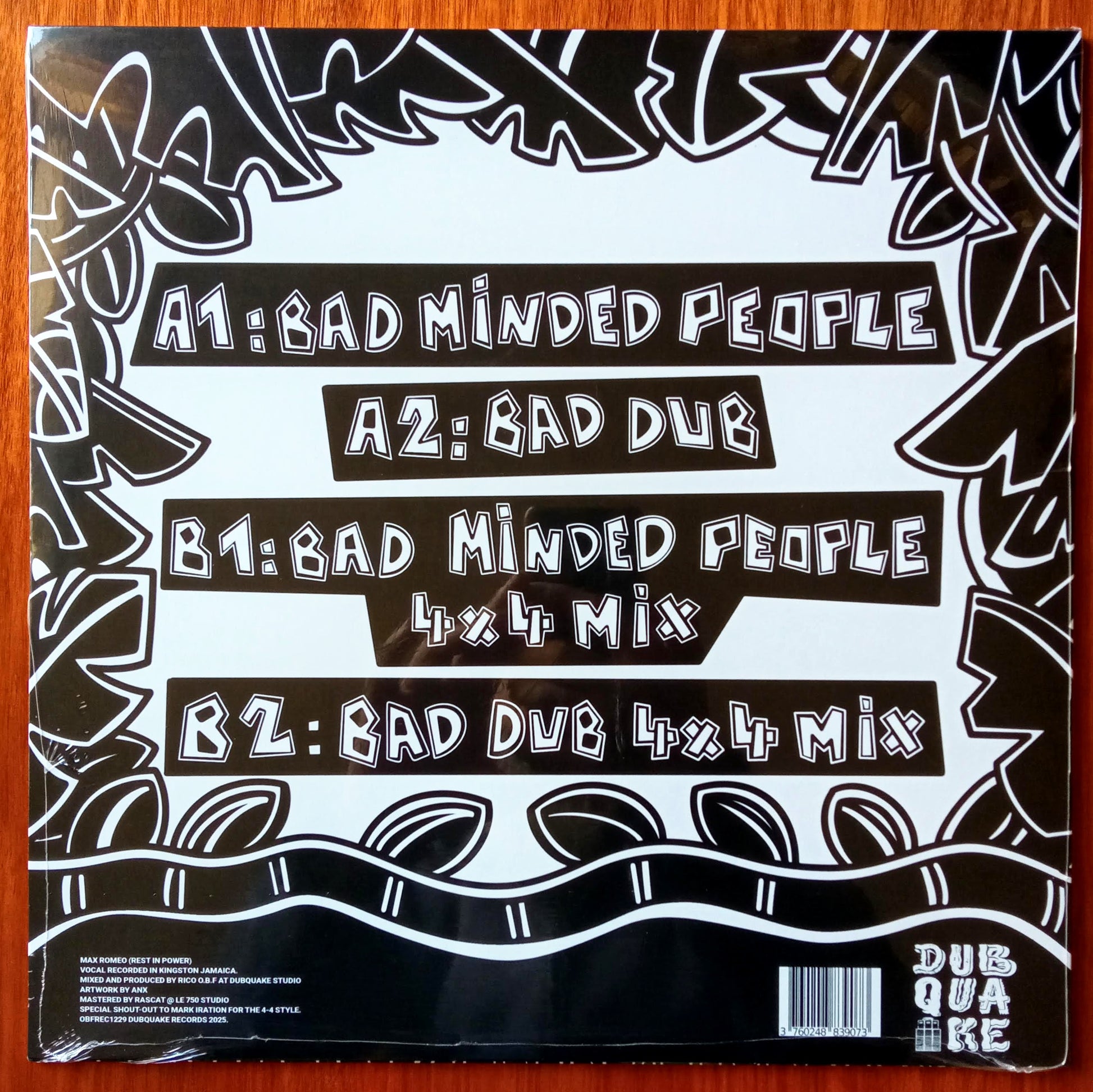 OBF Max Romeo - Bad Minded People b