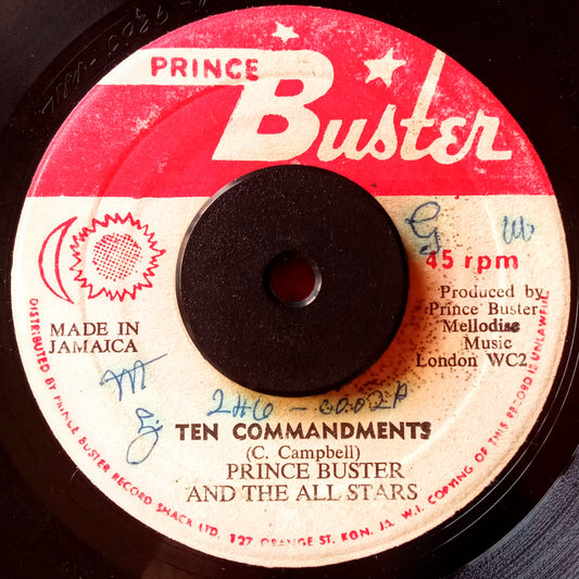 Prince Buster Ten Commandments / Pharaoh House Crash 