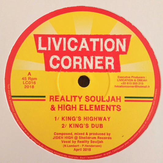 Reality Souljah And High Elements - King's Highway