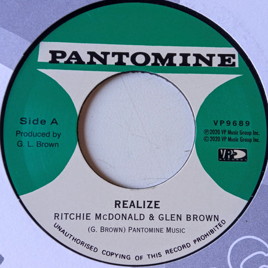 Richard McDonald + Glen Brown - Realize / Determination Skank b