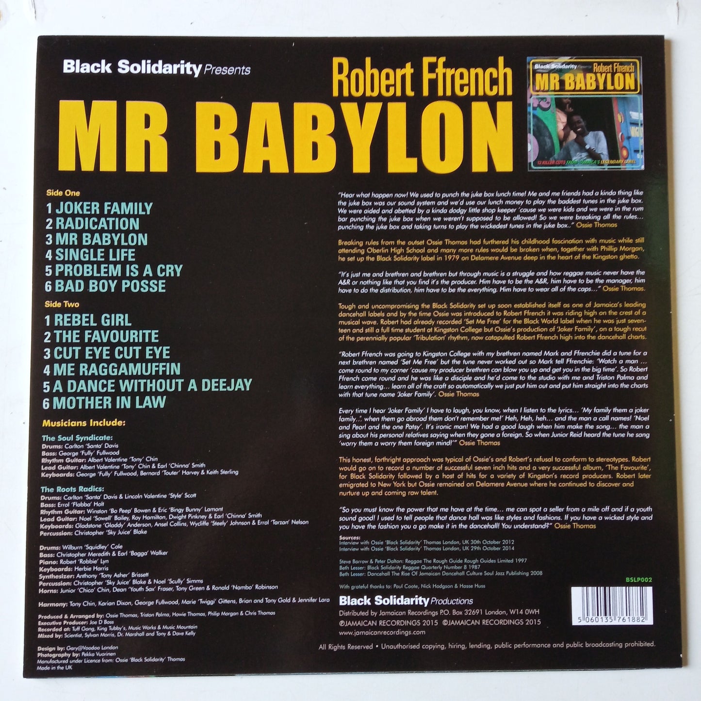 Robert Ffrench - Mr Babylon b