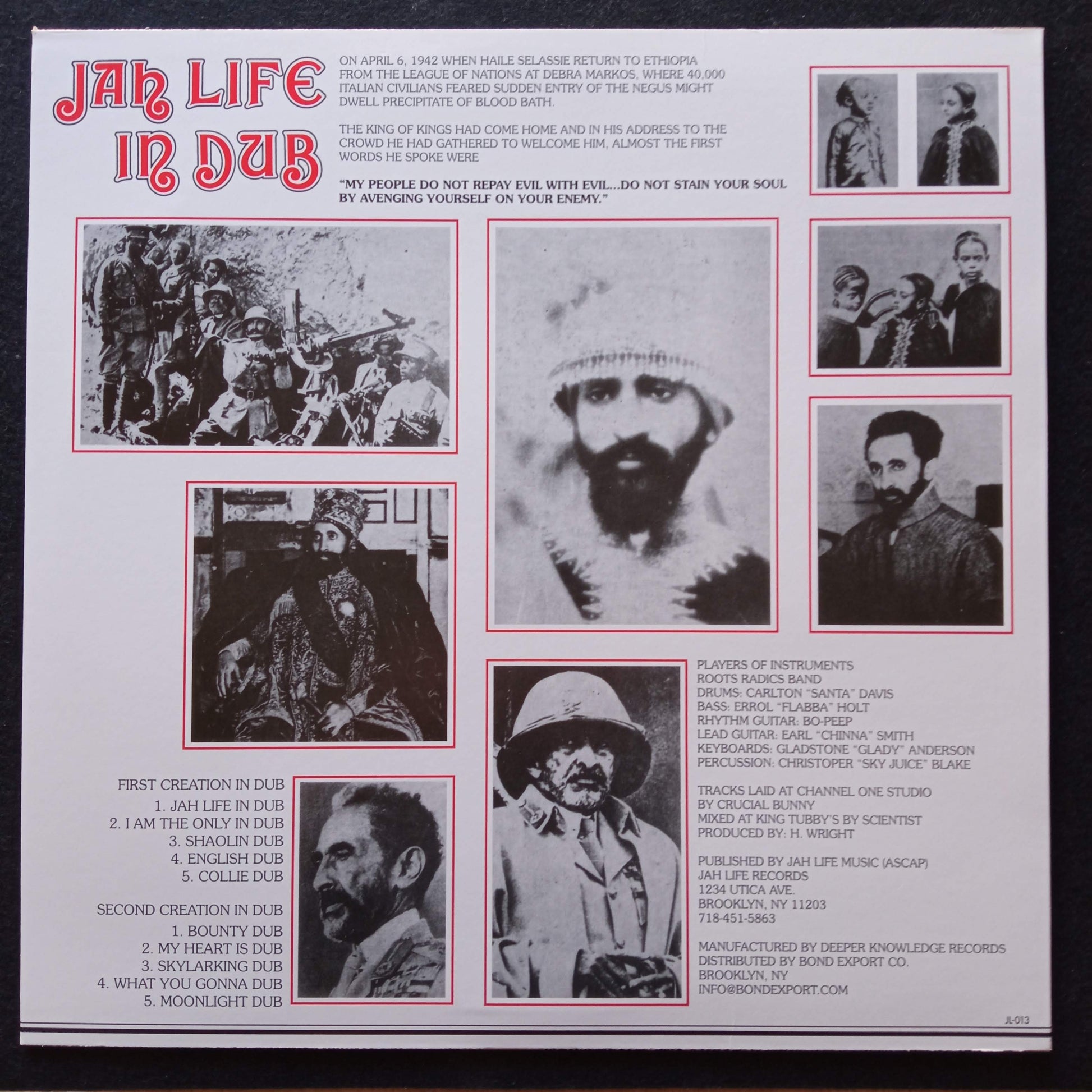 Scientist – Jah Life In Dub b