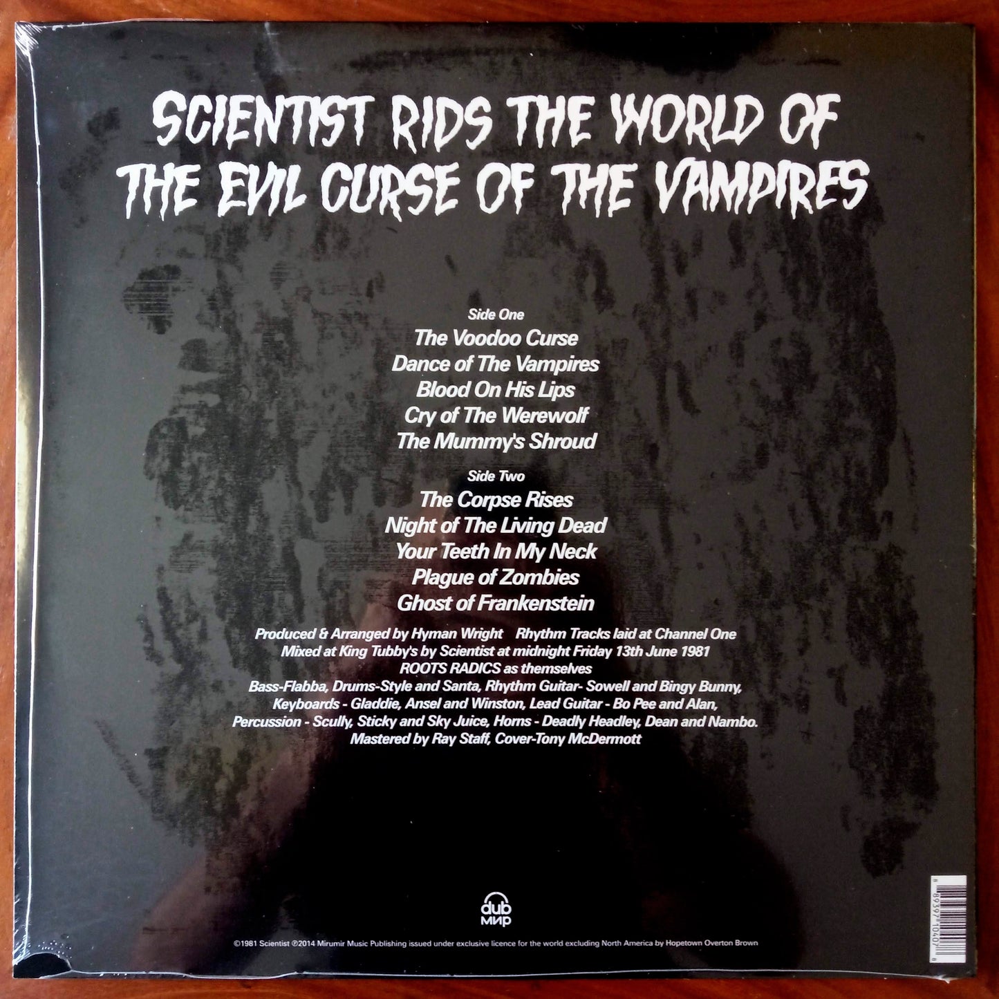 Scientist – Scientist Rids The World Of The Evil Curse Of The Vampires b